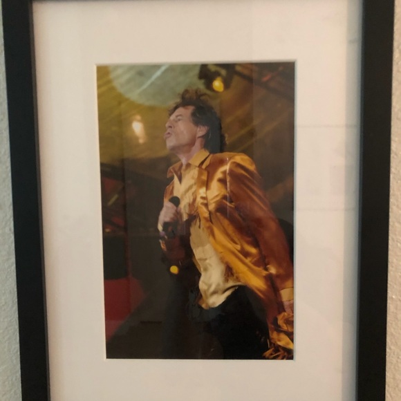 A Mick Jagger Authetic Photo matted & framed - Picture 6 of 6